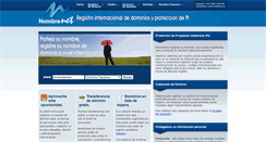 Desktop Screenshot of nombrenet.com